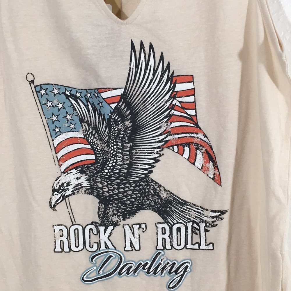 American Rag Cie Tank Rock N’ Roll size Large NWT - Picture 3 of 8